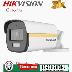كاميرا 3K ColorVu — عدسة 2.8mm — DS-2CE10KF0T-LPFS