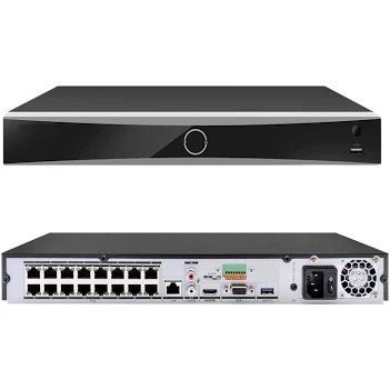 مسجل فيديو شبكي هايكفيجن 8 قنوات، 8 منافذ PoE، بدقة 4K، مع تقنية الذكاء الاصطناعي AcuSense DS-7608NXI-K2/8P(D)